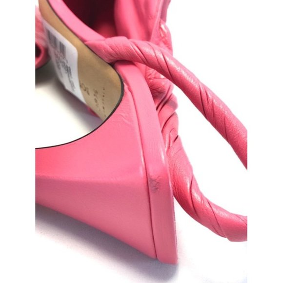 BOTTEGA VENETA Pink Twist The Patent Leather Slingback Pumps Size EU:38.5 - Picture 9 of 12